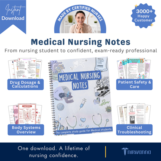 1000+ Medical Nursing Notes