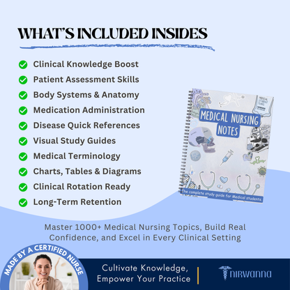 1000+ Medical Nursing Notes