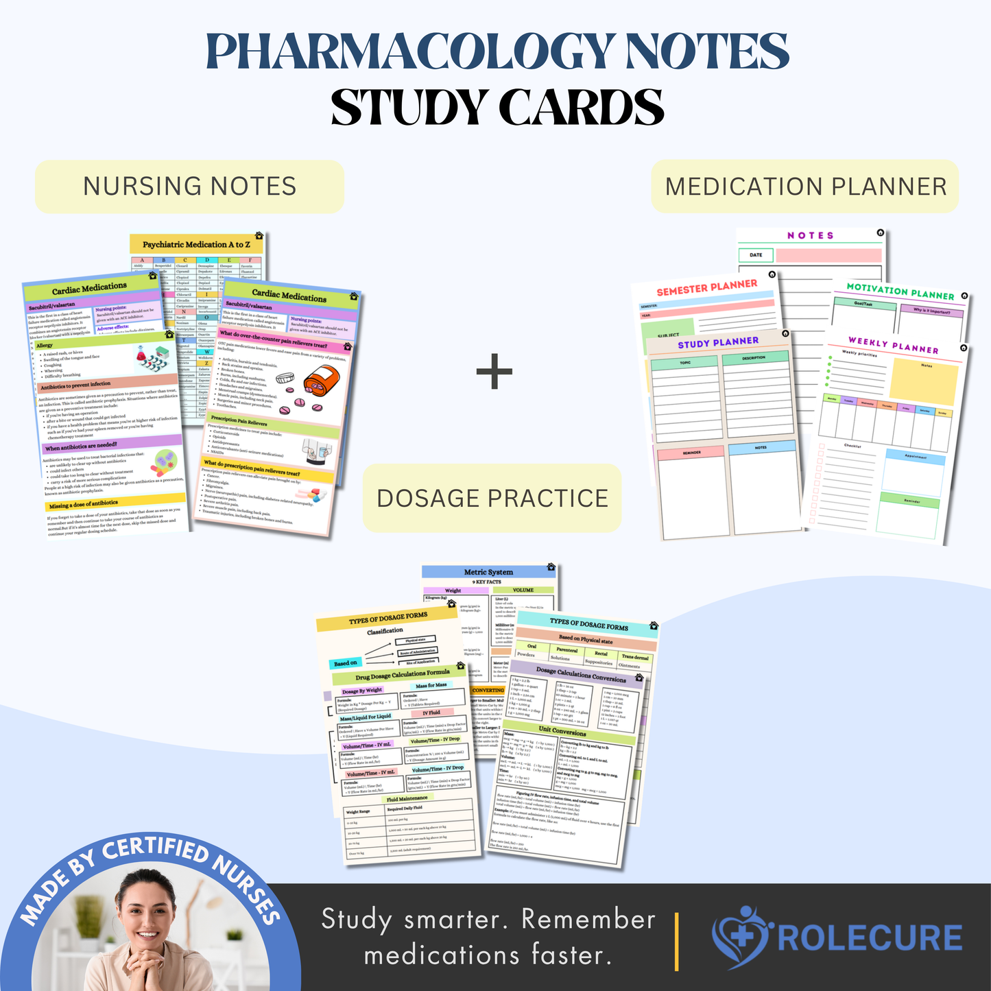 Pharmacology Notes Bundle (FREE TODAY)