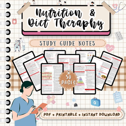 Nutrition & Diet Therapy Notes Bundle